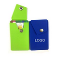 Silicone Sticky Card Wallet With Phone Stand
